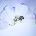 Gold Plated Sterling Silver Opal Earrings | Mined from Coober Pedy, Australia