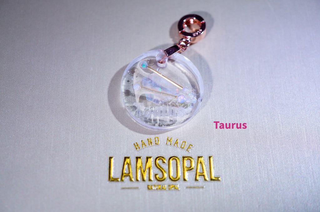 Handmade Astronomy Opal Pendant Necklace, Mined from Coober Pedy, Australia