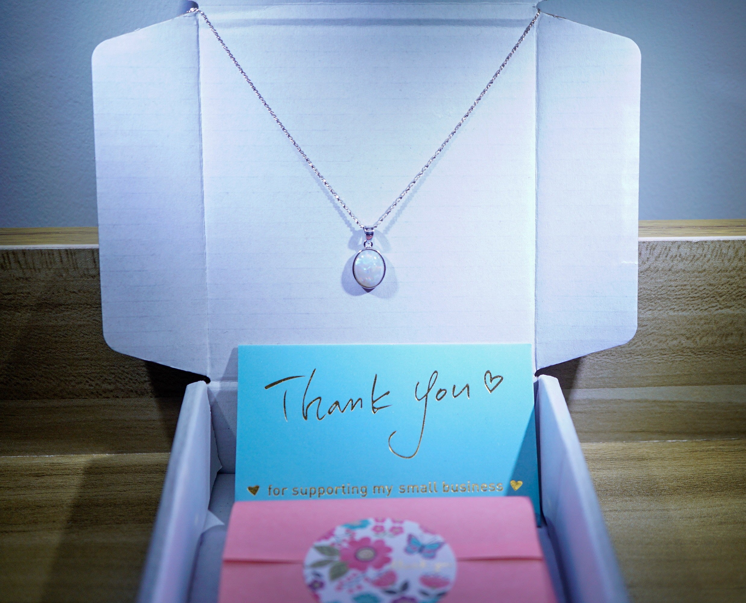 Handcrafted Australian Natural Opal Sterling Silver Pendant Necklace | Mined from Coober Pedy